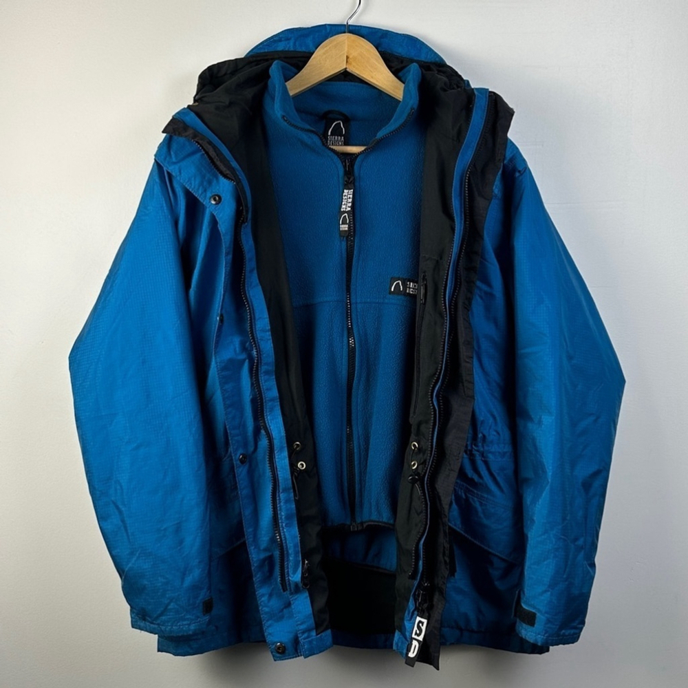 Vintage Sierra Designs Ski Jacket - Gore-Tex - removable fleece lining - Size M